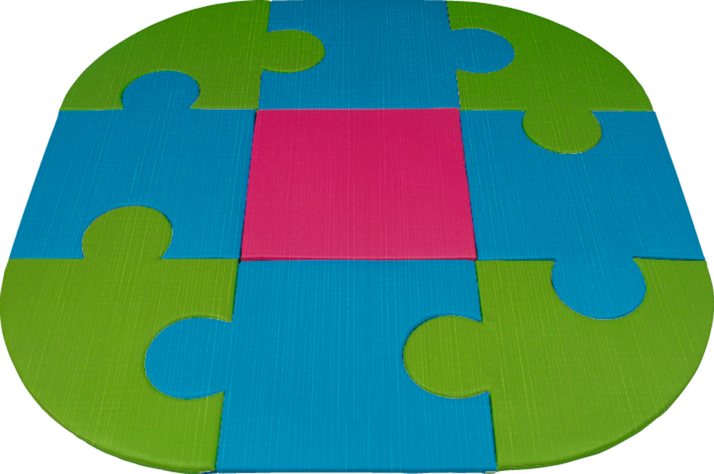 Grand tapis puzzle crèche
