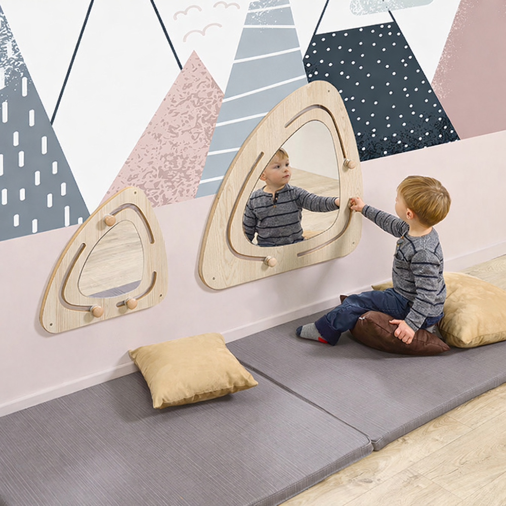 Grand miroir jeu triangle Galetti